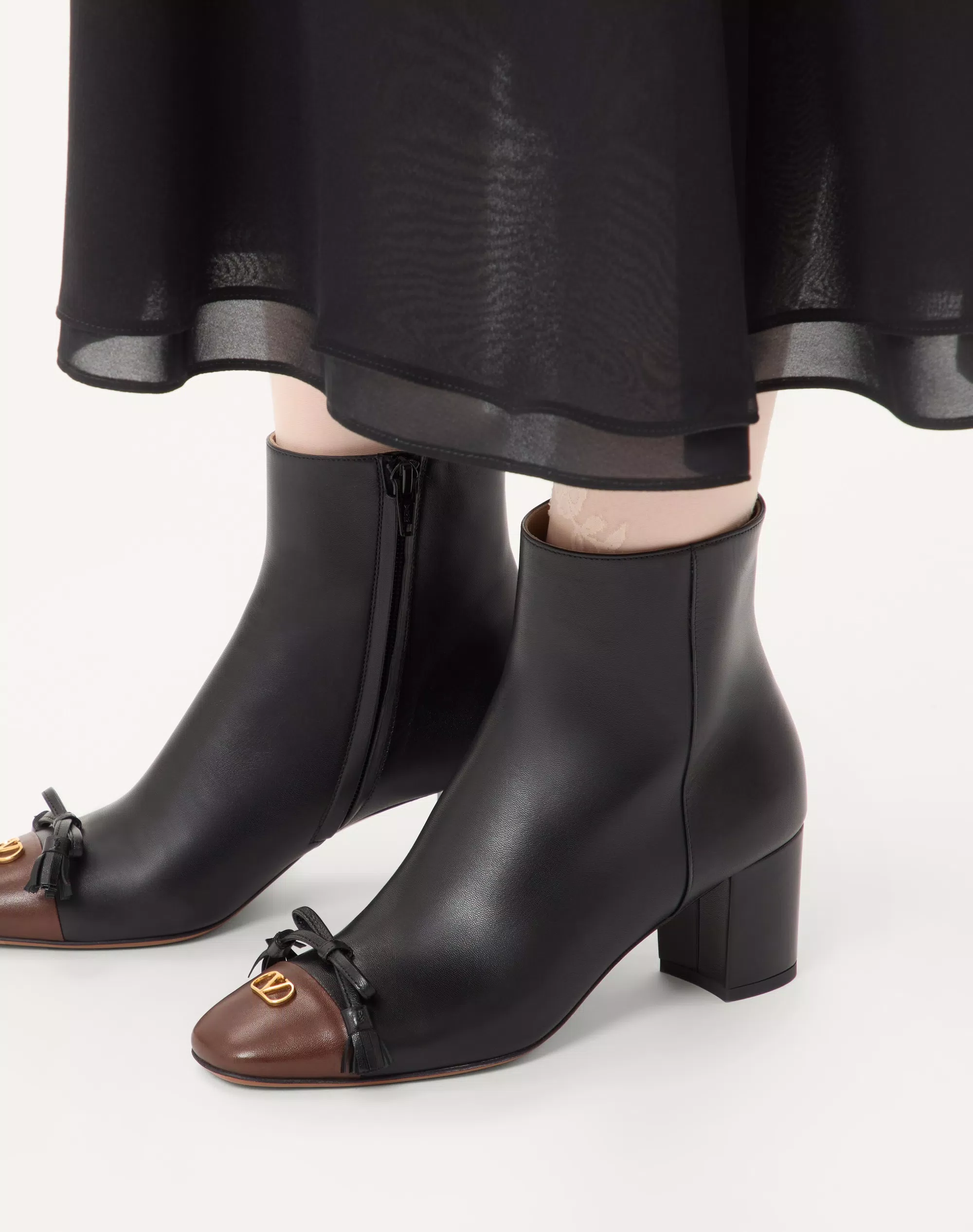 Valentino Valet Du Roi Kidskin Leather Ankle Boot 60Mm - Image 7